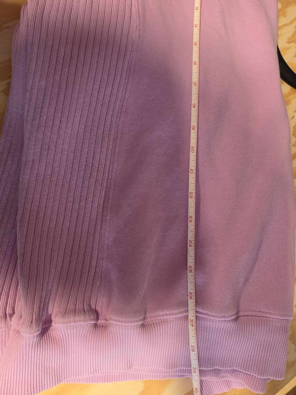 aerie Oversized Ribbed Arm Slits Lilac Crewneck Sweatshirt Women's Size Large - Picture 13 of 13